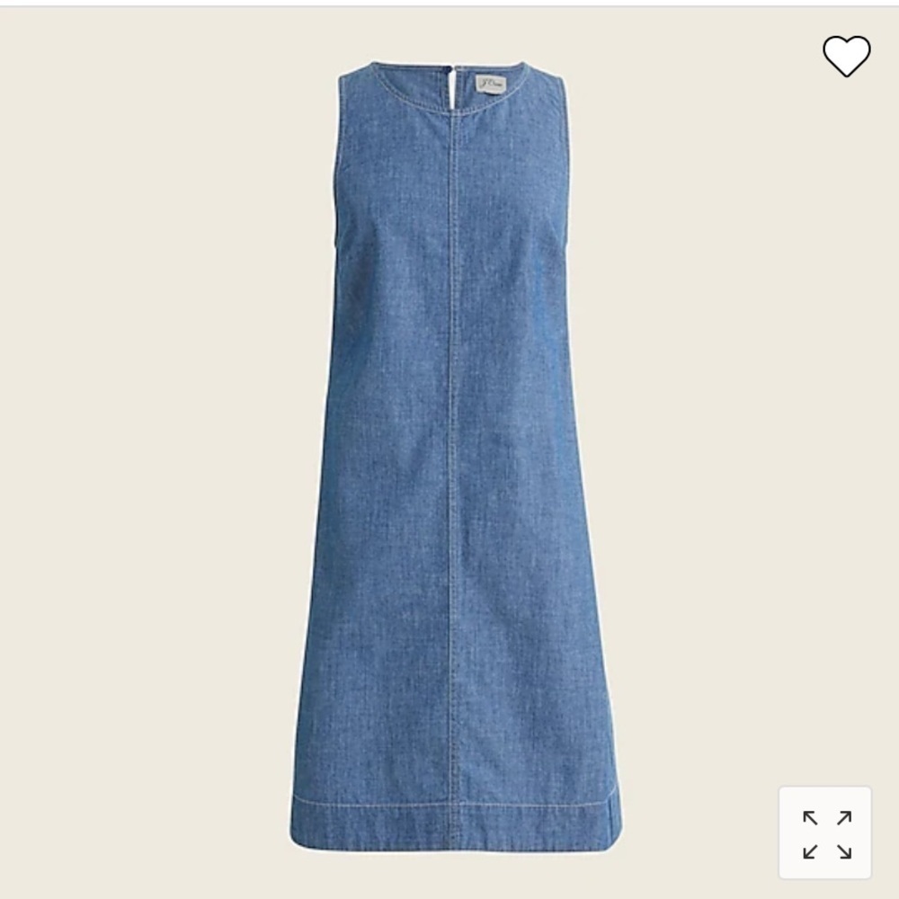 J Crew Chambray shift dress AW338